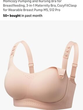 MomCozy 3-in-1 Nursing & Pumping Bra